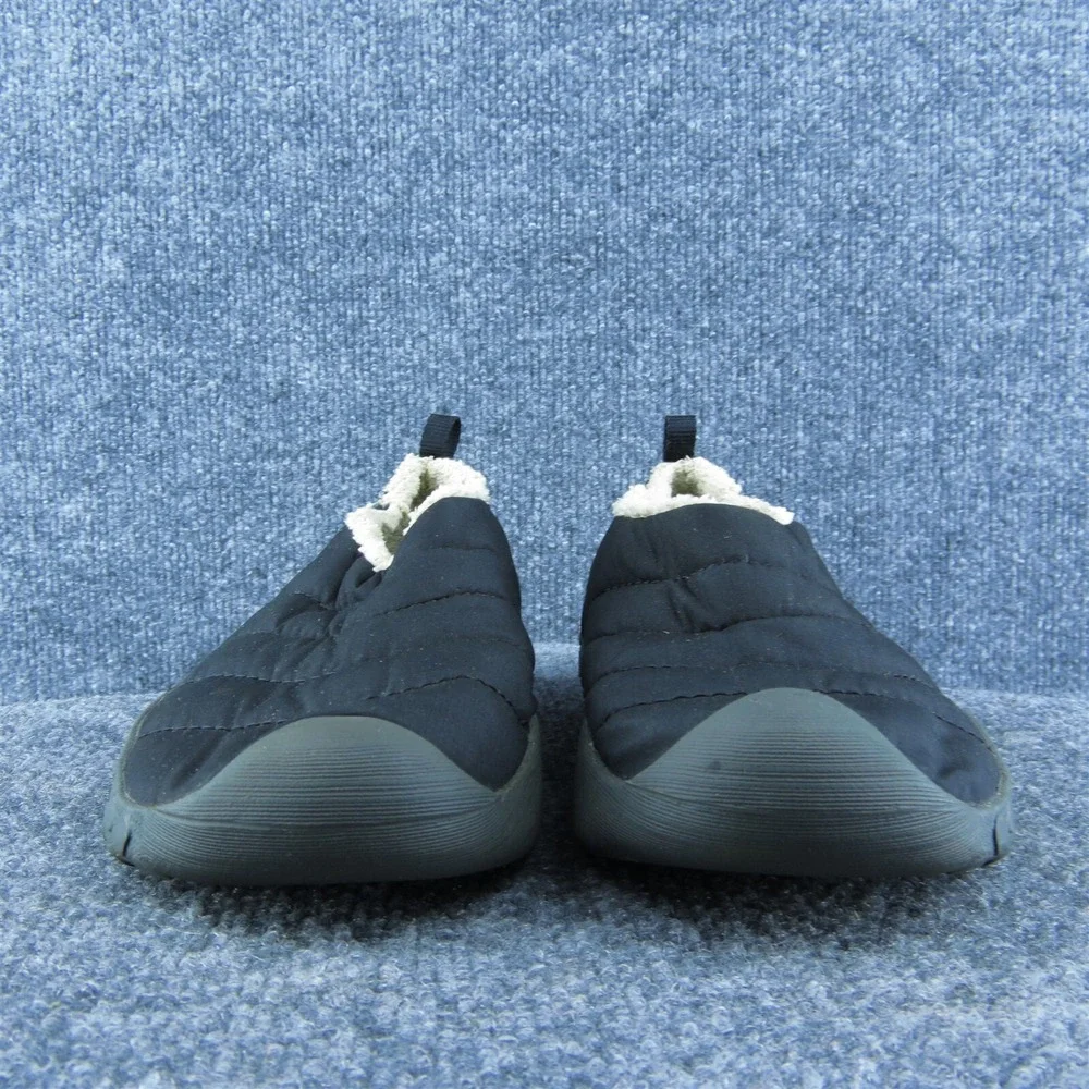 KEEN‎ Youth Girls Shearling Style Shoes Black Fabric Slip On Size 5 Medium
